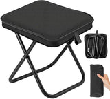 Darrahopens Outdoor Recreation > Camping > Camp Furniture Folding Chair - Fishing Stool - Camping Folding Stool - Mini Folding Chair - Outdoor Folding Chair - Suitable for Travel, Picnics, Hiking, Fishing, Gardening (Black)