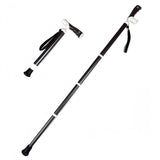 Darrahopens Outdoor Recreation > Camping > Camp Furniture Lightweight Foldable Walking Cane: Adjustable Dual-Mode (T/Grip) Stick – 0.26kg, Portable for Daily/Hiking Use