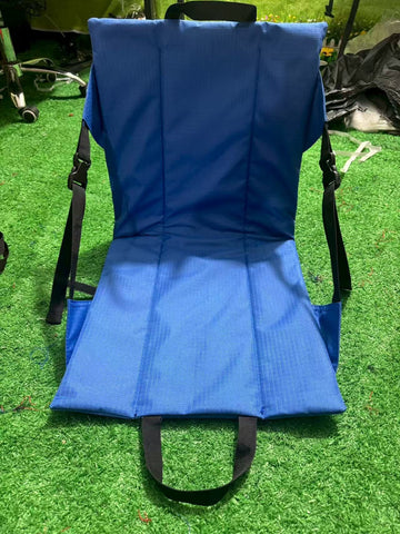 Darrahopens Outdoor Recreation > Camping > Camp Furniture Portable Folding Stadium Seat Cushion with Back Support Lightweight Outdoor Chair for Camping Concerts Hiking Beach Bleachers Royal Blue