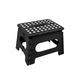 Darrahopens Outdoor Recreation > Camping > Camp Furniture Portable Folding Stool, Plastic Collapsible Chair for Outdoor, Bathroom and Kitchen, Black