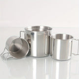Darrahopens Outdoor Recreation > Camping > Camp Furniture SUS304, outdoor cup set, camping cups, stainless steel cups, outdoor drinking vessels, mesh storage bag, Australian camping gear, family camping cups, stainless steel tumblers, picnic cups