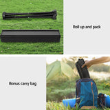 Darrahopens Outdoor Recreation > Camping > Camp Furniture Weisshorn 3pc Camping Table Chair Set Outdoor Folding Aluminium Portable Picnic