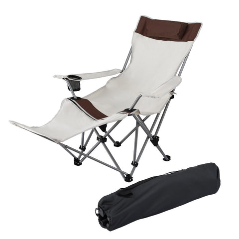 Darrahopens Outdoor Recreation > Camping > Camp Furniture Weisshorn Camping Chair Reclining Adjustable Portable Outdoor Folding Lightweight