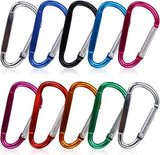 Darrahopens Outdoor Recreation > Camping > Camp Safety Equipment 10-Pack Carabiners - D-Ring Clamps - Durable Keychains - Camping Accessories - Suitable for Outdoor Fishing - Hiking - Backpacks