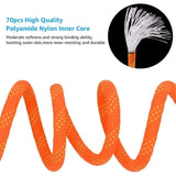 Darrahopens Outdoor Recreation > Camping > Camp Safety Equipment 10M Safety Rope Nylon Braided Safety Rope Anti-tear Climbing Rescue Rope, 10mm Diameter Rope for Hiking