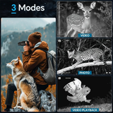 Darrahopens Outdoor Recreation > Camping > Camp Safety Equipment 36 megapixel 4K night vision binoculars with infrared function, 7.62 cm high-definition screen, 10x magnification, infrared digital night vision camera can achieve 100% observation in complete darkness, suitable for hunting, farm monitoring, wildlife obse