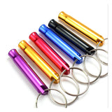Darrahopens Outdoor Recreation > Camping > Camp Safety Equipment 5-pack Aluminum First Aid Whistle with Keychain for Sports Referees, Hiking, Camping, Climbing