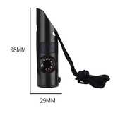 Darrahopens Outdoor Recreation > Camping > Camp Safety Equipment 7-in-1 Outdoor Survival Whistle, 2-pack-Multifunctional Emergency Whistle, Portable Gear for Camping and Adventure