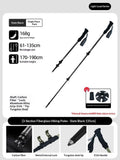Darrahopens Outdoor Recreation > Camping > Camp Safety Equipment CarbonFiberTelescopicPole-ForHeightsUnder170cm
