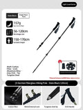 Darrahopens Outdoor Recreation > Camping > Camp Safety Equipment CarbonFiberTelescopicPole-ForHeightsUnder190cm