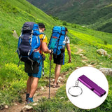 Darrahopens Outdoor Recreation > Camping > Camp Safety Equipment Emergency Whistles - Set of 2 - Emergency Whistles - Whistles - Safety Whistles for Survival - With Key Ring - Suitable for Camping, Hiking and Boating