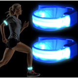 Darrahopens Outdoor Recreation > Camping > Camp Safety Equipment LED Reflective Arm Band Safety Bracelet Luminous Wristbands Waterproof Light Band Night Safety Reflective Strap For