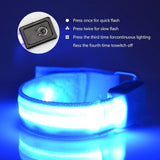 Darrahopens Outdoor Recreation > Camping > Camp Safety Equipment LED Reflective Arm Band Safety Bracelet Luminous Wristbands Waterproof Light Band Night Safety Reflective Strap For