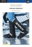 Darrahopens Outdoor Recreation > Camping > Camp Safety Equipment waterproof rain boot covers, non-slip boot covers, thickened boot covers, high-tube rain boot covers, camping rain gear, rainy day footwear, outdoor rain protection - Black - Size S In Australia - Darrahopens