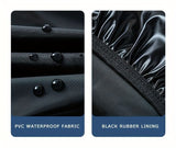 Darrahopens Outdoor Recreation > Camping > Camp Safety Equipment waterproof rain boot covers, non-slip boot covers, thickened boot covers, high-tube rain boot covers, camping rain gear, rainy day footwear, outdoor rain protection - Black - Size L In Australia - Darrahopens
