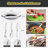 Darrahopens Outdoor Recreation > Camping > Camping Appliances 11PCS Green Camping Cookware Set – Lightweight Aluminium Camping Pots, Frying Pan, Kettle & Stainless Steel Cutlery, Portable Non-Stick Outdoor Cooking Set for 2-3 Person Camping, Hiking, Backpacking & Picnic In Australia - Darrahopens