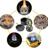 Darrahopens Outdoor Recreation > Camping > Camping Appliances 11PCS Green Camping Cookware Set – Lightweight Aluminium Camping Pots, Frying Pan, Kettle & Stainless Steel Cutlery, Portable Non-Stick Outdoor Cooking Set for 2-3 Person Camping, Hiking, Backpacking & Picnic In Australia - Darrahopens