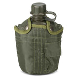 Darrahopens Outdoor Recreation > Camping > Camping Appliances 1L Outdoor Canteen Bottle, Camping Hiking Backpacking Water Bottle Kettle with Cover(green)