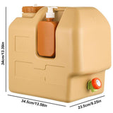 Darrahopens Outdoor Recreation > Camping > Camping Appliances 20L Outdoor Camping Portable Storage Bucket with Tap Drinking Water Container