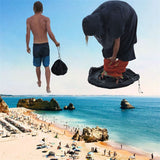Darrahopens Outdoor Recreation > Camping > Camping Appliances 3-Piece Black Waterproof Drawstring Storage Bag and Changing Ground Mat Set for Wet Clothes – Swimwear Raincoat Storage Pouch, Dia 50CM & 90CM & 130CM, Outdoor Swimming Cycling Hiking Travel Accessories In Australia - Darrahopens