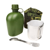 Darrahopens Outdoor Recreation > Camping > Camping Appliances 4pcs Camouflage Tactical Water Bottle Outdoor Camping Multi-functional Outdoor
