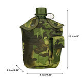 Darrahopens Outdoor Recreation > Camping > Camping Appliances 4pcs Camouflage Tactical Water Bottle Outdoor Camping Multi-functional Outdoor