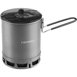 Darrahopens Outdoor Recreation > Camping > Camping Appliances 600ml G3 Ultralight Camping Stove, Lightweight Outdoor High Efficiency Foldable Heat Exchanger Stove, Portable for Hiking Travel