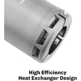 Darrahopens Outdoor Recreation > Camping > Camping Appliances 600ml G3 Ultralight Camping Stove, Lightweight Outdoor High Efficiency Foldable Heat Exchanger Stove, Portable for Hiking Travel