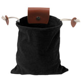 Darrahopens Outdoor Recreation > Camping > Camping Appliances Black Collapsible Canvas Foraging Pouch - Hands-Free Belt Bag for Hiking & Camping Activities