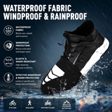 Darrahopens Outdoor Recreation > Camping > Camping Appliances Black Waterproof Rain Leg Covers and Long Half Rain Pants, Quick Pull-On with Adjustable Elastic Top & Snap Closure Cuffs – Lightweight & Reusable, Windproof & Mudproof for Commuting, Cycling, Garden and Outdoor Activities (1 Pair 4XL)