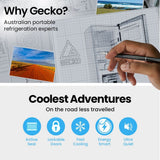 Darrahopens Outdoor Recreation > Camping > Camping Appliances GECKO 139L Upright Portable Fridge / Freezer, 12V/24V for Motorhome, Tiny Home, Off-grid and Caravan, Black In Australia - Darrahopens