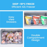 Darrahopens Outdoor Recreation > Camping > Camping Appliances GECKO 139L Upright Portable Fridge / Freezer, 12V/24V for Motorhome, Tiny Home, Off-grid and Caravan, Black In Australia - Darrahopens
