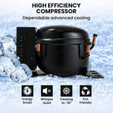 Darrahopens Outdoor Recreation > Camping > Camping Appliances GECKO 139L Upright Portable Fridge / Freezer, 12V/24V for Motorhome, Tiny Home, Off-grid and Caravan, Black In Australia - Darrahopens