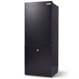 Darrahopens Outdoor Recreation > Camping > Camping Appliances GECKO 139L Upright Portable Fridge / Freezer, 12V/24V for Motorhome, Tiny Home, Off-grid and Caravan, Black In Australia - Darrahopens