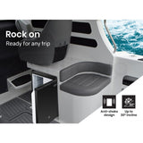 Darrahopens Outdoor Recreation > Camping > Camping Appliances GECKO 57L Portable Camping Bar Fridge with Freezer 12V/24V, Black