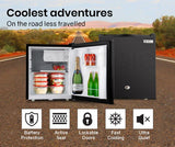 Darrahopens Outdoor Recreation > Camping > Camping Appliances GECKO 57L Portable Camping Bar Fridge with Freezer 12V/24V, Black