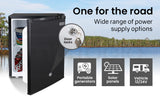 Darrahopens Outdoor Recreation > Camping > Camping Appliances GECKO 57L Portable Camping Bar Fridge with Freezer 12V/24V, Black