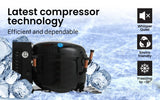 Darrahopens Outdoor Recreation > Camping > Camping Appliances GECKO 57L Portable Camping Bar Fridge with Freezer 12V/24V, Black