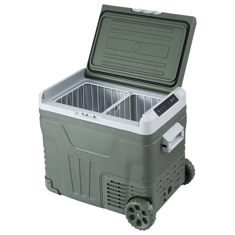 Darrahopens Outdoor Recreation > Camping > Camping Appliances Glacio Portable Fridge 50L Camping Bar Fridges Freezer 12V/24V/240V