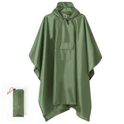 Darrahopens Outdoor Recreation > Camping > Camping Appliances Green Portable Outdoor Camping Poncho - Can be used as Raincoat, Tarp, Ground Cover