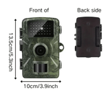 Darrahopens Outdoor Recreation > Camping > Camping Appliances Hiking and hunting camera with night vision function, high-definition, 0.8s trigger, 120 ° wide-angle lens, used for outdoor camping, wildlife monitoring, home security monitoring, orchard monitoring (battery not included)
