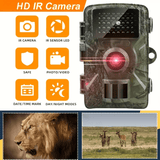 Darrahopens Outdoor Recreation > Camping > Camping Appliances Hiking and hunting camera with night vision function, high-definition, 0.8s trigger, 120 ° wide-angle lens, used for outdoor camping, wildlife monitoring, home security monitoring, orchard monitoring (battery not included)