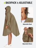 Darrahopens Outdoor Recreation > Camping > Camping Appliances Light pink Stylish Waterproof Raincoat Poncho - Long, Packable for Outdoor Travel & Hiking