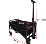 Darrahopens Outdoor Recreation > Camping > Camping Appliances Mini Foldable Outdoor Camping & Utility Wagon with 5-Inch Wheels