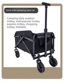 Darrahopens Outdoor Recreation > Camping > Camping Appliances Mini Foldable Outdoor Camping & Utility Wagon with 5-Inch Wheels