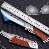 Darrahopens Outdoor Recreation > Camping > Camping Appliances Outdoor Large Folding Knife Camping Fishing Pocket Hunting Knife Survival Tool