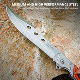 Darrahopens Outdoor Recreation > Camping > Camping Appliances Outdoor Large Folding Knife Camping Fishing Pocket Hunting Knife Survival Tool