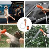Darrahopens Outdoor Recreation > Camping > Camping Appliances Portable Camping Shower IPX7 Waterproof Outdoor Shower Water Pump with Rechargeable Battery and Intelligent Digital Display for Camping Hiking Traveling