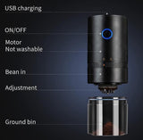 Darrahopens Outdoor Recreation > Camping > Camping Appliances Portable Electric Coffee Grinder - Cordless Coffee Bean Mill for Travel & Camping