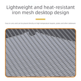 Darrahopens Outdoor Recreation > Camping > Camping Appliances Portable Folding Camping Table 60x40cm - Adjustable Height Heat Resistant Mesh Top - Lightweight Aluminum Outdoor BBQ & Picnic Stand